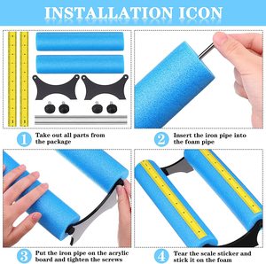 Cup Cradle cho crafting Tumbler <span class=keywords><strong>Foam</strong></span> cup chủ với các phép đo để áp dụng Vinyl Decal hoàn toàn lắp ráp với đo lường - Product Image 4