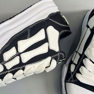 Men's Designer High Quality Chunky Sneakers with Lace-up MMY Bone <b>Canvas</b> Shoes Closure Mesh Lining Fashionable and Trendy - Product Image 5