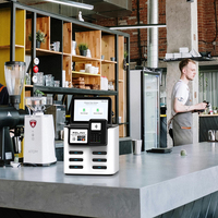 Station de charge de téléphone portable POS à 6 emplacements Paiement par carte Visa Station de partage de banque d'alimentation partagée avec application