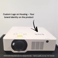 Projecteur laser ODM 7200 lumens, prend en charge le fonctionnement 24h/24 et 7j/7 pour la signalisation numérique, les expositions muséales