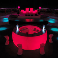 Conception d'apparence ronde Nouvelle mode chaude Cool Design Bar Tavern Bar Meubles Table DJ