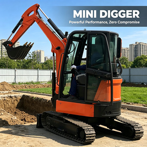 <span class=keywords><strong>Mini</strong></span>-excavatrice <span class=keywords><strong>avec</strong></span> déracineur, râteau à racines, débroussailleuse, <span class=keywords><strong>broyeur</strong></span> à fléaux, petite pelle, 2 tonnes, 3,5 tonnes, prix des accessoires - Product Image 1