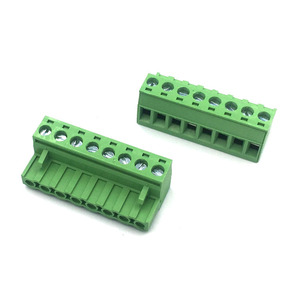 Duy nhất vít nữ ổ cắm với Lugs màu xanh lá cây ph5.08 8P plug-in khối thiết bị đầu cuối kết nối phụ kiện - Product Image 2