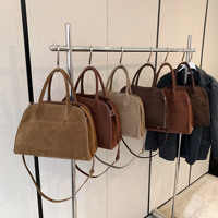 Bolso Tote de PU Vintage de Gran Capacidad para Mujer, Novedad 2026, Versátil, Ligero, de Lujo, con Acabado Mate, para Hombro