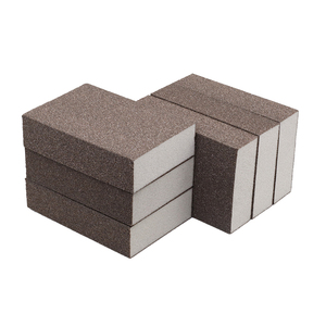 100*70*25mm Dual-purpose Wet and Dry Foam Sanding Block, Four-sided Hand-sanding Sponge Block for Wood, Metal, and Stone. - Product Image 2