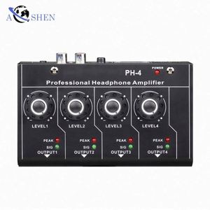 Nhà máy Pro PH4 xách tay 4 cách tai nghe màn hình điện khuếch đại âm thanh tai nghe <span class=keywords><strong>amp</strong></span> chủ Loa - Product Image 3