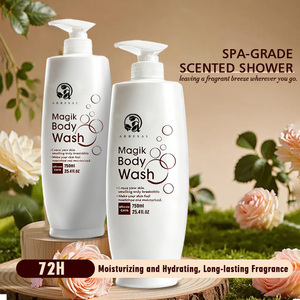 Jabón corporal hidratante <span class=keywords><strong>Magik</strong></span> de 750 ml con logotipo personalizado y etiqueta privada - Tamaño familiar - Product Image 3
