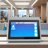 Système d'interphone sans fil YD LINK HLA01 à écran tactile personnalisé de 7 pouces pour restaurants et cliniques, technologie LoRa, moule privé
