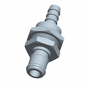 Plaque à filetage externe en plastique POM de la série JU Superior AP avec panneau de coupure de vanne à connexion rapide pour vannes de régulation - Product Image 1