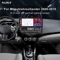 Cadre d'intégration Android pour autoradio GPS tactile 12,3 pouces pour Mitsubishi Outlander 2008-2015 LHD - Vente en gros