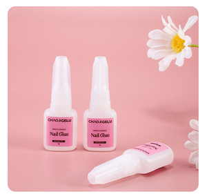 Adhesivo de punta de uñas de gel rosa de alta adherencia de 7g - Product Image 1