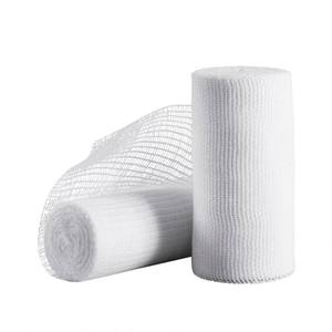Bandage de gaze de coton absorbant de rouleau de gaze médicale de vente directe d'usine pour le pansement - Product Image 5