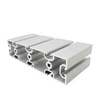 Profilé d'extrusion en aluminium à rainure en T 50200mm, norme européenne, robuste, série industrielle 6000, en alliage 6063-T5, pour assemblage de châssis de machine