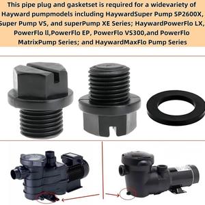 Bouchons de vidange de <span class=keywords><strong>piscine</strong></span> couvercle de remplacement pour <span class=keywords><strong>pompe</strong></span> de <span class=keywords><strong>piscine</strong></span> <span class=keywords><strong>Kit</strong></span> de bouchon de vidange universel avec <span class=keywords><strong>joint</strong></span> pièces de rechange pour <span class=keywords><strong>piscine</strong></span> Spa - Product Image 3