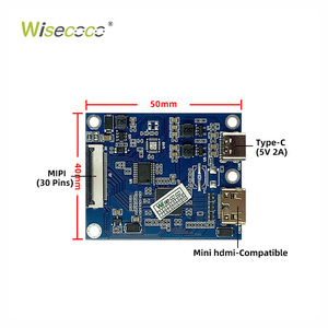 Tùy chỉnh 4 inch IPS Vòng LCD hiển thị 1200nits ánh sáng mặt trời có thể đọc được 720x720 mipi Giao diện thông tư LCD hiển thị cho Raspberry Pi - Product Image 4