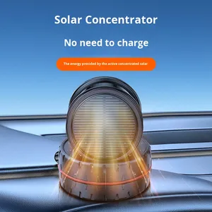 เครื่องหอมติดรถยนต์พลังงานแสงอาทิตย์ ดีไซน์พวงมาลัย<span class=keywords><strong>รถ</strong></span>แข่ง ของตกแต่งคอนโซลระดับไฮเอนด์ กลิ่นหอมสำหรับผู้ชาย - Product Image 4