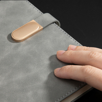 Carnets A5 Carnets personnalisables Carnet A5 en cuir PU laitier à couverture rigide avec logo