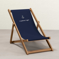 Usine de haute qualité voyage en plein air pique-nique Patio pliable en bois fronde chaise longue Mini pliant enfants inclinable plage chaise longue