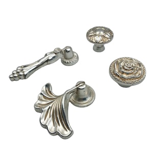 Hot European Style Antique <strong>Silver</strong> Furniture <strong>Knob</strong> Pendant <strong>Door</strong> Nob Wooden <strong>Knobs</strong> Drawer <strong>Knobs</strong> - Product Image 1