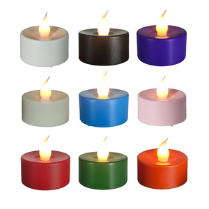 Led Nến điện Pin hoạt động Trắng Tealight trà nhỏ nến dẫn ánh sáng nến - Product Image 2
