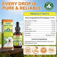 Probiotiques liquides à base de levure pour animaux de compagnie OEM&ODM pour chiens et chats, absorption rapide, soutien immunitaire, santé digestive, vitamines et minéraux