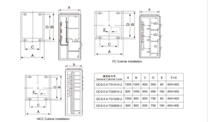 ตู้สวิตช์ควบคุมแรงดันต่ำ MNS/GCS GCS-0.4 สำหรับใช้งานภายในอาคาร ทำจากเหล็กชุบสังกะสี - Product Image 3