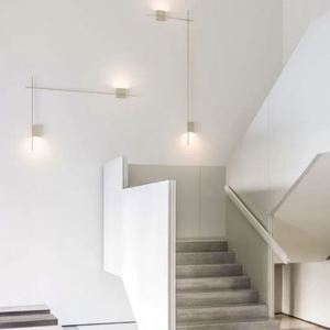 Lámpara de pared de diseño minimalista moderna de Milan para sala de estar, estudio, dormitorio, LED, pared de fondo, Lámpara decorativa de ambiente - Product Image 1