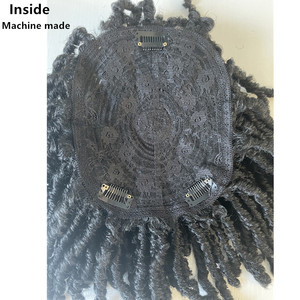 <span class=keywords><strong>Parrucchino</strong></span> Sintetico Termoresistente Mezza Parrucca Uomo <span class=keywords><strong>Donna</strong></span> Copertura Capelli Grigi/Sottili Toupet Dreadlock Topper Lunghezza 6 Pollici Pervado - Product Image 5