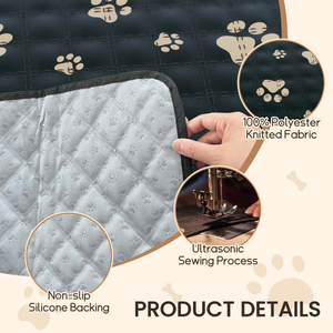 Hengshang Atacado Lavável Pet Fralda Pads Reutilizáveis Impermeável Training Mats Nighttime Pads para Cães Gatos - Product Image 3