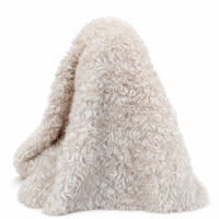 Tissu polaire Sherpa tricoté de poids moyen, largeur 180 cm, fausse fourrure de mouton, respirant, pour veste d'hiver, manteau, jouet, oreiller, vente en gros