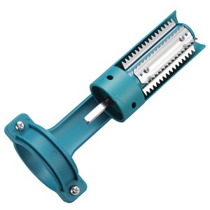 Grattoir à écailles de poisson électrique, 6 rangées de dents en acier inoxydable, outil robuste pour fruits de mer - Product Image 5