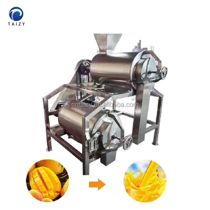 Automatische Tomatensauce herstellung Maschine Mango püree Extraktor Frucht fleischs aft herstellungs maschine