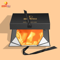 Boîtes cadeaux en carton rigide magnétique personnalisées de luxe en gros avec logo pour l'emballage de vêtements avec ruban, boîte pliante