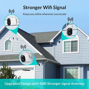 Pin điện năng thấp HD 2MP 1920x1080p năng lượng mặt trời cctv camera an ninh với 2.4 Gam wifi hỗ trợ - Product Image 3