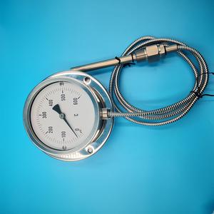 Bảng điều khiển gắn kết ngành công nghiệp sử dụng nhiệt độ cao phạm vi (0 ~ 600c) Thép không gỉ từ xa đọc mao mạch Nhiệt kế - Product Image 2