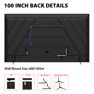 Nouvelle télévision intelligente 8K Ultra HD de 100 <span class=keywords><strong>pouces</strong></span> avec système HDR LED - Téléviseurs intelligents LED 4K de 100 <span class=keywords><strong>pouces</strong></span>, téléviseurs intelligents 4K UHD, téléviseurs intelligents avec superposition - Product Image 4