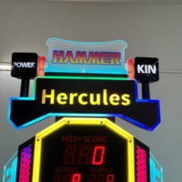 Nouveau marteau Machine de jeu à pièces aire de jeux intérieure à pièces puissance Amusement sport Arcade Durable métal plastique Construction grève