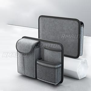 <b>Car</b> Storage Bag Auto Interior Seat Back Organizer Multi-functional Tissue Holder Pocket Stowing <b>Tidying</b> Hanging Bag - Product Image 3