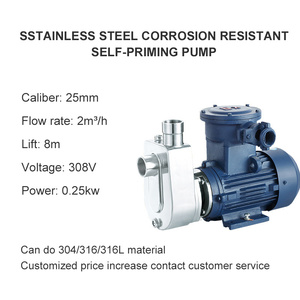 Bomba autocebante de baja presión de 0.25-3 kW de acero inoxidable retardante para aguas residuales, compatible con personalización OEM - Product Image 4