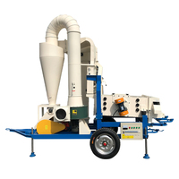 Machine de nettoyage des graines de graines de moutarde, de graines d'arachide et de céréales 5XZC-3DH, trieuse de graines de petite capacité