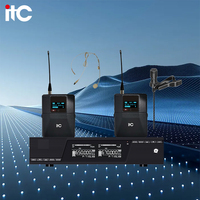 Microphone à condensateur sans fil avec micro-cravate et connecteur XLR pour enregistrement professionnel en studio et caméra