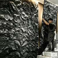 Fournisseur de panneaux de revêtement en pierre pour murs extérieurs, panneaux de parement en pierre artificielle, panneaux muraux en pierre PU, décoration de grande villa