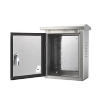 Boîte de distribution industrielle extérieure personnalisée, armoire électrique en acier inoxydable IP66 résistante aux intempéries, boîte de distribution d'énergie