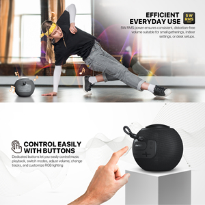 Fantech Bs161 Xách Tay Bt Loa Không Dây TWS 4-Cách Kết Nối TF Thẻ Đảng Sử Dụng Hands-Free Cuộc Gọi RGB Mini Sâu Bass Loa - Product Image 6