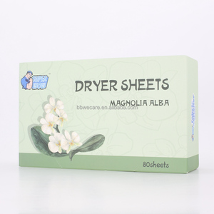 Feuilles assouplissantes pour sèche-linge 100% fibres végétales, biodégradables, antistatiques, anti-plis, vente en gros d'usine, feuilles assouplissantes parfumées - Product Image 4