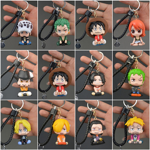 Llavero <span class=keywords><strong>de</strong></span> One Piece, Roronoa Zoro, Figura Coleccionable en Miniatura, Idea <span class=keywords><strong>de</strong></span> Regalo, Decoración para Mochila, para Fans del Anime - Product Image 2