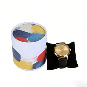 Vente en gros de tubes en carton rigide écologiques réutilisables personnalisés de luxe pour l'emballage de montres, de bijoux, de bougies et de cadeaux - Product Image 3