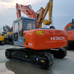 Excavadora usada de 12 toneladas, excavadora de orugas Hitachi original fabricada en Japón, ZX120, ZX120 - Product Image 1