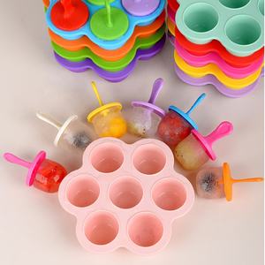 Hot Sales Silicone Infant Complementary Food Ice Cube DIY Ice Cream Mold Ice Cube Tray <strong>Chocolate</strong> Popsicle Mold - Product Image 2
