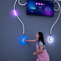 Installations artistiques interactives lumineuses LED pour jeux actifs, jeux multijoueurs et effets de flash, pour parcs à thème